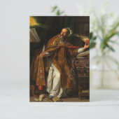 Carte De Remerciements Saint Augustine par Philippe de Champaigne (Debout devant)