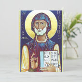 Carte De Remerciements Saint Benoît de Nursia (Debout devant)