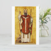 Carte De Remerciements Saint Boniface par Albrecht de Vriendt (Debout devant)