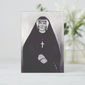 Carte De Remerciements Saint Faustina Kowalska (Debout devant)