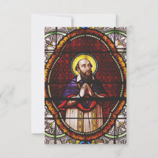 Carte De Remerciements Saint Francis de Sales Apostle of Love Holy Card