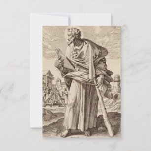 Carte De Remerciements Saint Jacques, fils d'Alphée