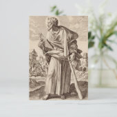 Carte De Remerciements Saint Jacques, fils d'Alphée (Debout devant)