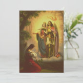 Carte De Remerciements Saint Jeanne d'Arc (Debout devant)