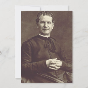 Carte De Remerciements Saint John Bosco Prêtre et confesseur