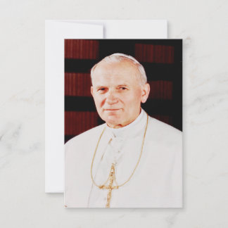 Carte De Remerciements Saint John Paul II Holy Card
