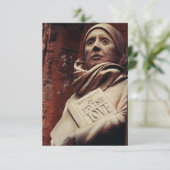 Carte De Remerciements Saint Julien de Norwich (Debout devant)