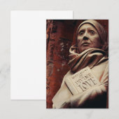 Carte De Remerciements Saint Julien de Norwich (Devant / Derrière)