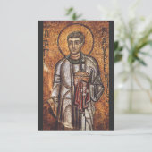 Carte De Remerciements Saint-Laurent le martyr (Debout devant)