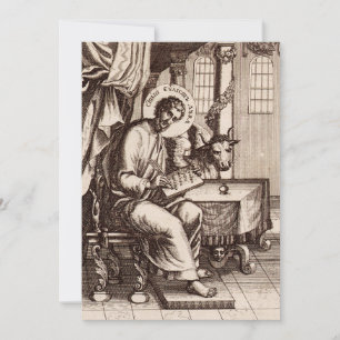 Carte De Remerciements Saint Luc l'Évangéliste et Apôtre