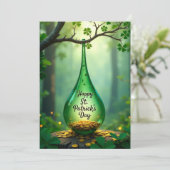 Carte De Remerciements Saint Patrick's Day (Debout devant)