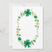 Carte De Remerciements Saint Patrick's Day (Dos)