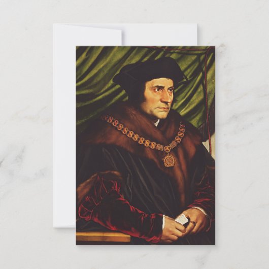 Carte De Remerciements Saint Thomas More (Devant)