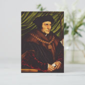 Carte De Remerciements Saint Thomas More (Debout devant)