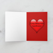 Carte De Remerciements Saint Valentin à Beary Coiffeur Nice (Intérieur)