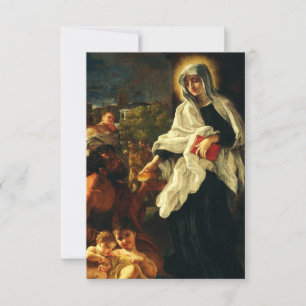 Carte De Remerciements Sainte Françoise de Rome