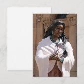 Carte De Remerciements Sainte Kateri Tekakwitha (Devant / Derrière)