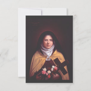 Carte De Remerciements Sainte Thérèse de Lisieux