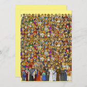 Carte De Remerciements Saints, All saints, Catholic Saints (Devant / Derrière)