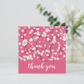 Carte de remerciements: SAKURA CHERRY BLOSSOMS (Debout devant)