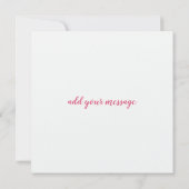 Carte de remerciements: SAKURA CHERRY BLOSSOMS (Dos)