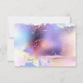 Carte De Remerciements Sakura rose sur la peinture Arrière - plan (Dos)