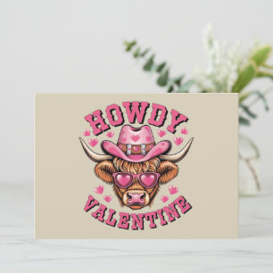 Carte De Remerciements Salut Saint-Valentin Vache Coquette Amour de la Sa