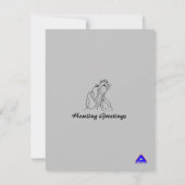 Carte De Remerciements Salutation Basset Hound Hound (Dos)