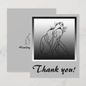 Carte De Remerciements Salutation Basset Hound Hound (Devant / Derrière)