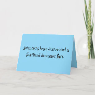 Carte De Remerciements 🦖 Salutation 💨 "Blast from the Past"