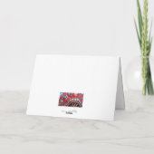 Carte De Remerciements Salutation d'amour de Pitbull (Dos)