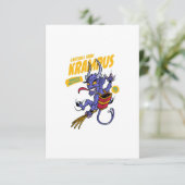 Carte De Remerciements Salutations de Krampus (Debout devant)