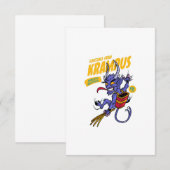 Carte De Remerciements Salutations de Krampus (Devant / Derrière)