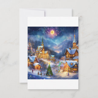 Carte De Remerciements Salutations de Noël