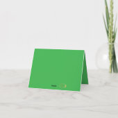 Carte De Remerciements Salutations de Noël (Dos)