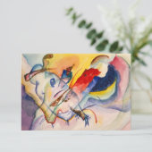 Carte De Remerciements Sans titre par Wassily Kandinsky (Debout devant)