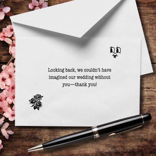 Carte De Remerciements Sans toi, on n'aurait pas imaginé notre Mariage