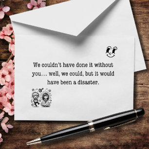 Carte De Remerciements Sans vous, ça aurait été une catastrophe totale