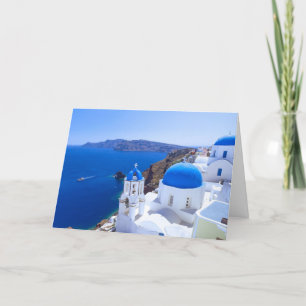 Carte De Remerciements Santorin