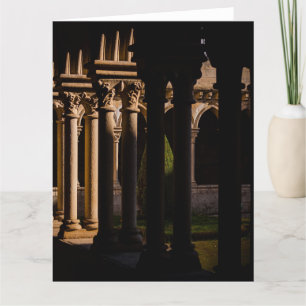 Carte De Remerciements Sao Bento ou Saint Benoît cloître gothique