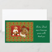 Carte De Remerciements Sasha DANKE Fotokarte (Devant / Derrière)