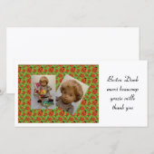 Carte De Remerciements Sasha DANKE Fotokarte (Devant / Derrière)