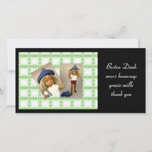 Carte De Remerciements Sasha DANKE Fotokarte