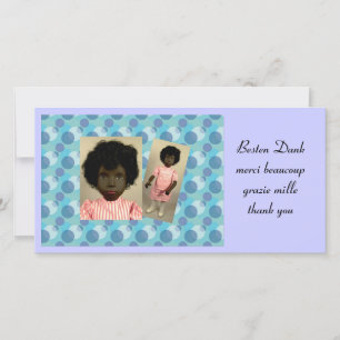 Carte De Remerciements Sasha DANKE Fotokarte