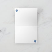 Carte De Remerciements Saule bleu Chinoiserie Leopard Ginger Jars (Intérieur)