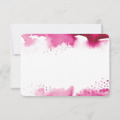 Carte De Remerciements SAVE LA DATE MITZVAH moderne étoile rose aquarelle (Dos)