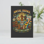 Carte De Remerciements Scales of Justice (Debout devant)