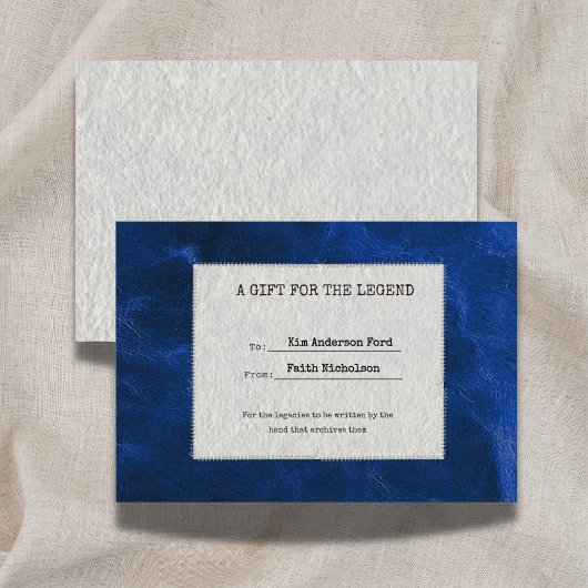 Carte De Remerciements Scholar Series Legend Graduation Gift Insert Card