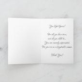 carte de remerciements "Schoolhouse Games" (Intérieur)