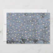 Carte De Remerciements Scintillement de scintillement peu de baby shower (Dos)